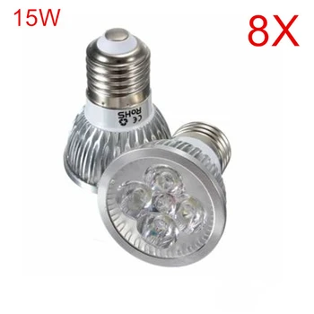 

8Pcs Super Power E27 LED lamp AC110V AC 220V 230V 240V LED Spot light Bulb light 15W High Luminous Spotlight