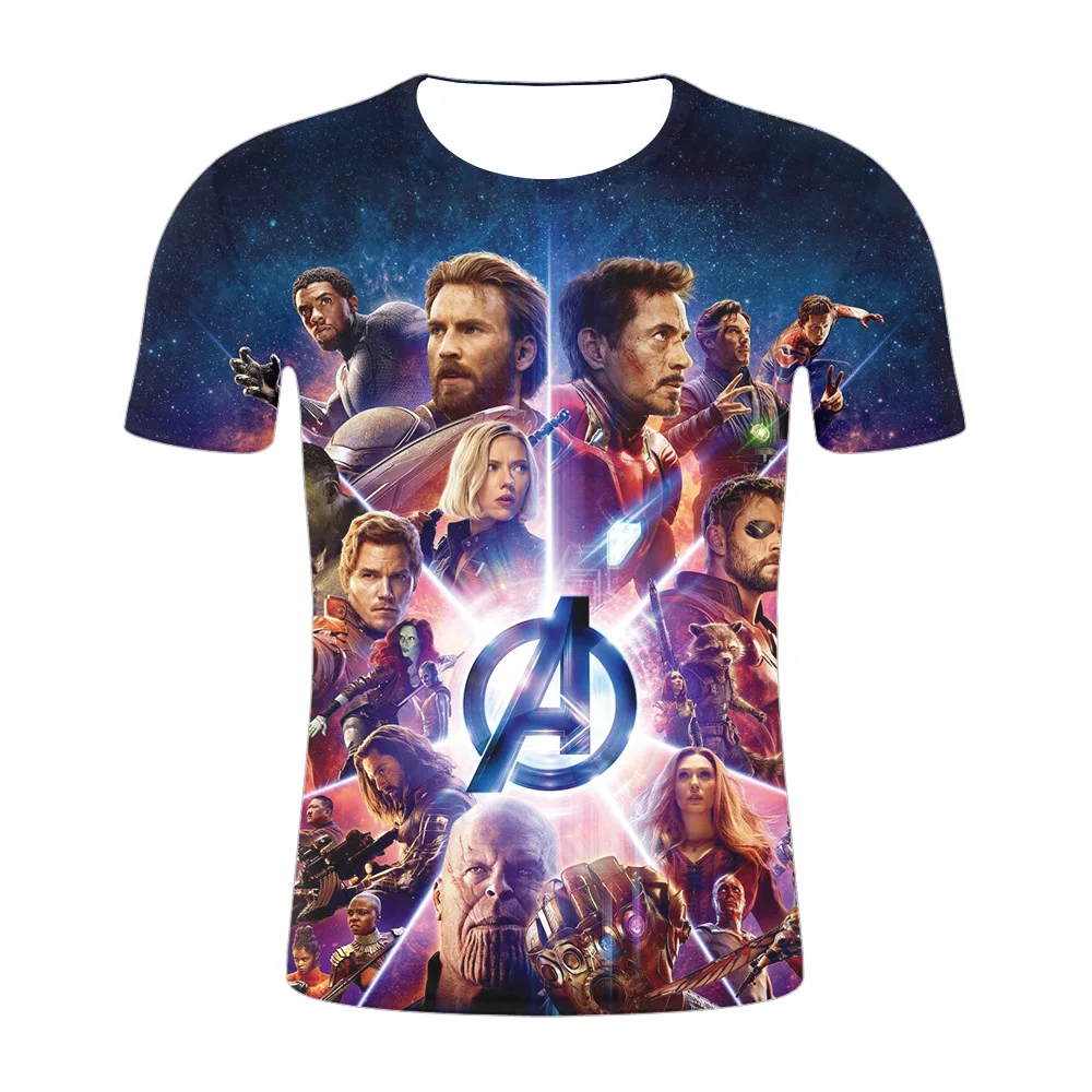 3D Print Avengers Endgame shirts Men T shirt Clothes tshirt summer top Cosplay Costume New