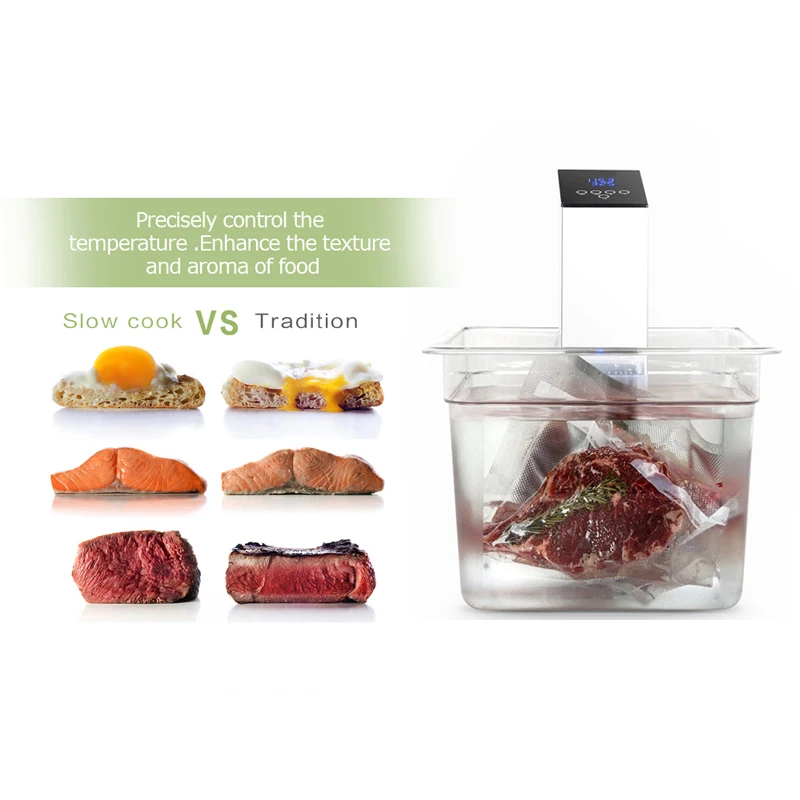 Low Temperature Slow Cook Machine Steak Cooker Food Processing Machine Pure Boiled Cooking Ship From England 220V-240V/50HZ Low Temperature Slow Cook Machine Steak Cooker Food Processing Machine Pure Boiled Cooking Ship From England 220V-240V/50HZ