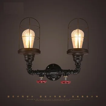 

Retro Loft Style Industrial Vintage Wall Light Fixtures For Home Metal Water Pipe Lamp Edison Wall Sconce Lighting Lampara