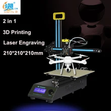 CR-8 3d-принтер 2 in1 с лазерной гравировкой Дополнительно semi собранный DIY Kit Полный Металл Легко Собрать С Свободной Нити