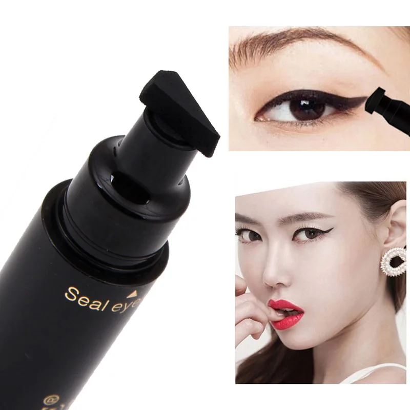MISS ROSE Stamp Eyeliner Eyeliner Waterproof Black With Tail Seal