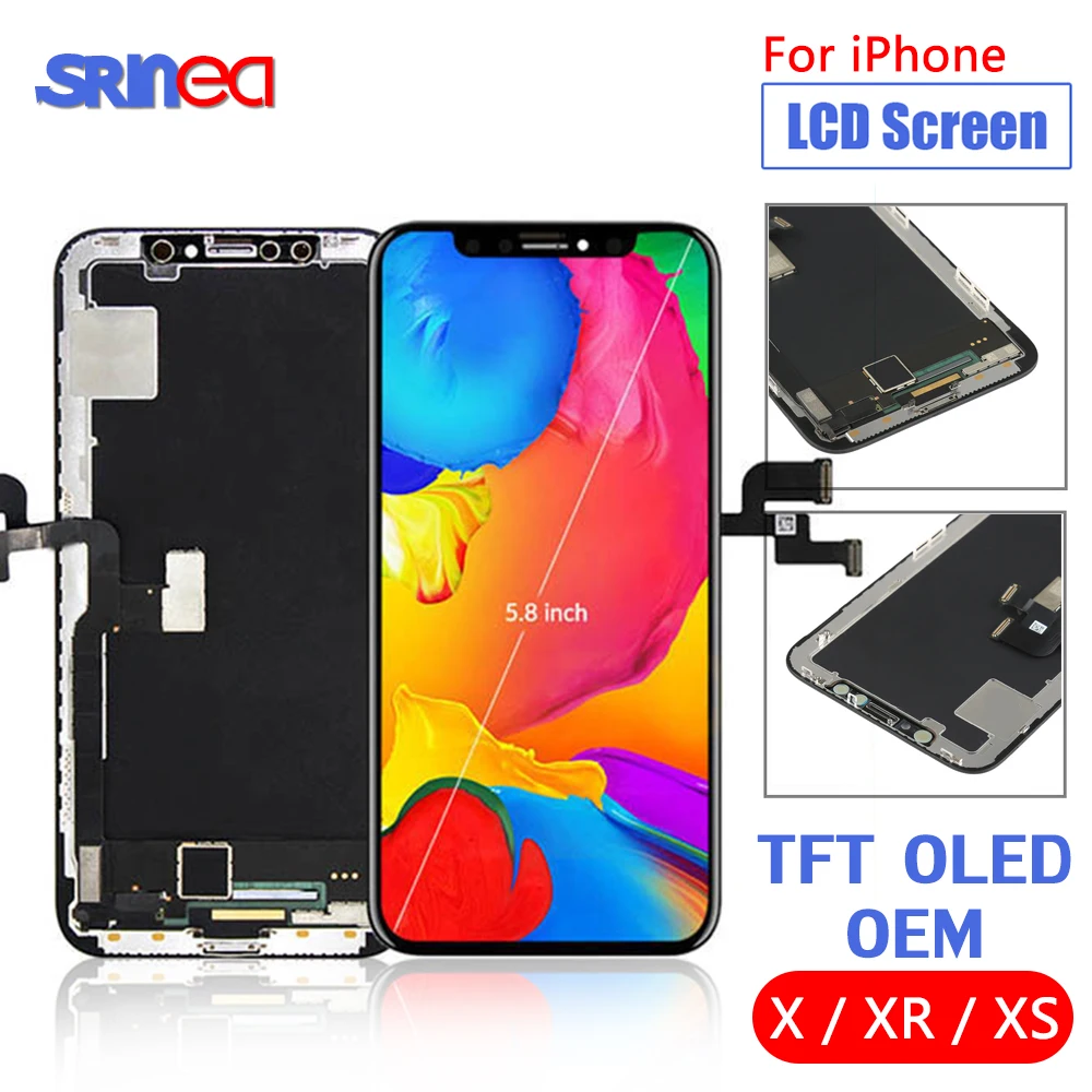 

OEM Super Amoled LCD Replacement For Apple iPhone X XS Max XR OLED LCD Display With Touch Screen Digitizer Assembly