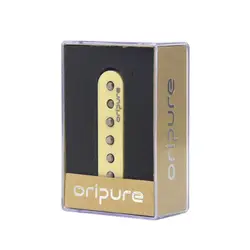 OriPure 1 шт. шахматный Винтаж Alnico 5 одной катушки гитары Пикап Страт желтый, шеи/средний/мост Пикап для выбора