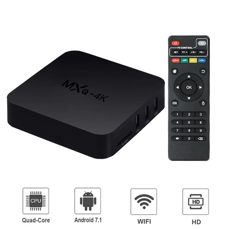Android 7.1 Smart TV BOX Allwinner Quad Core 2GB 16GB 2.4GHz 4K Wifi Google Play Netflix Media player Set top Box TV Receiver Android 7.1 Smart TV BOX Allwinner Quad Core 2GB 16GB 2.4GHz 4K Wifi Google Play Netflix Media player Set top Box TV Receiver