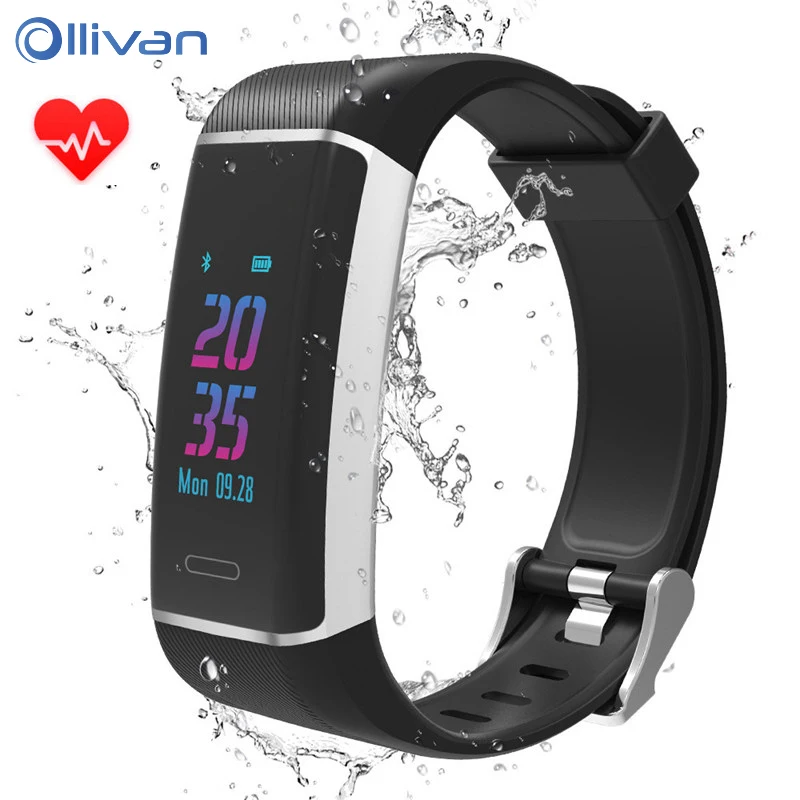 

Ollivan Sport Smart Band With GPS IP67 Waterproof Smart Bracelet Fitness Bracele Smart Wristband For USB Charging Smart Watch