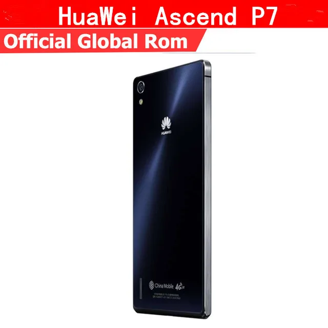 

Global Rom HuaWei Ascend P7 4G LTE 5 Inch Kirin 910T Quad Core Android 4.4 IPS 1920X1080 2GB RAM 16GB ROM 13MP Smart Phone