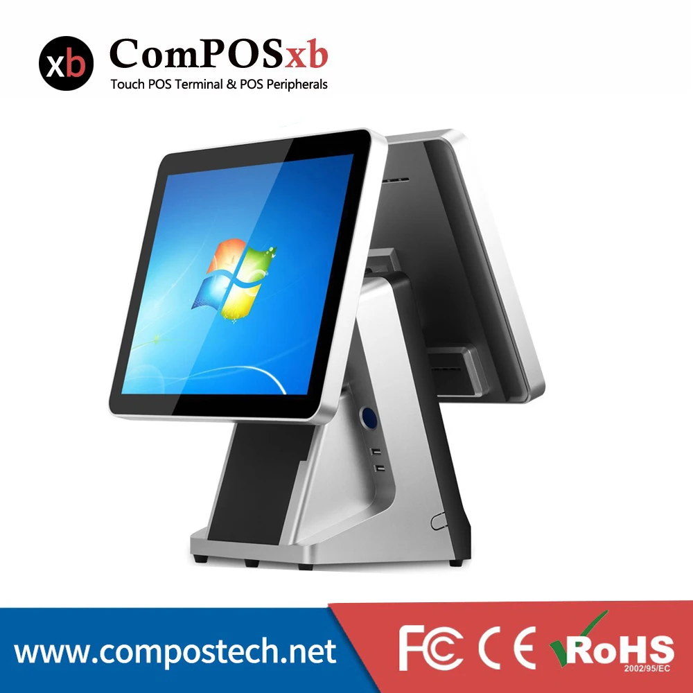 ComPOS Новый кассовый аппарат 15 дюймов многофункциональный TFT LCD EPOS система
