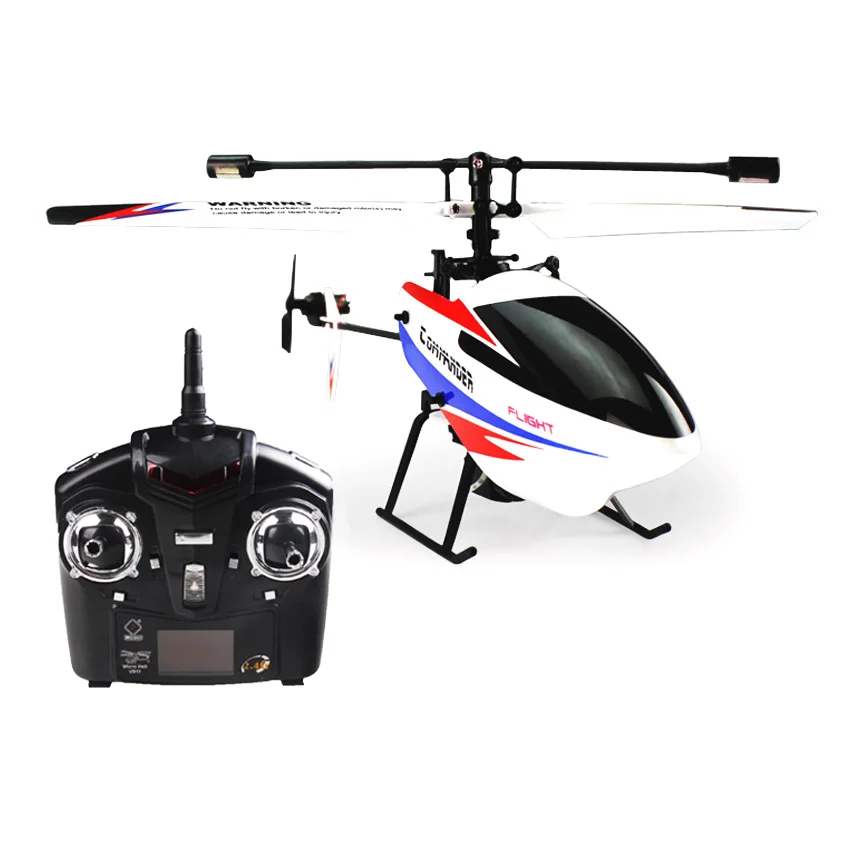 WLV911 2 4CH 2.4GHz Gyroscope Single Blades RC Helicopter With Radio