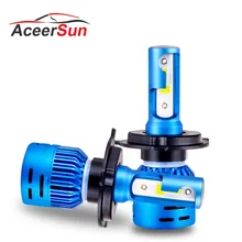 

Aceersun LED H7 H1 H4 HB2 9003 H8 H9 H11 LED Bulb Light Headlights LED Lamp Car Led Driver Auto bulbs White 12V 24V 8000LM 72W