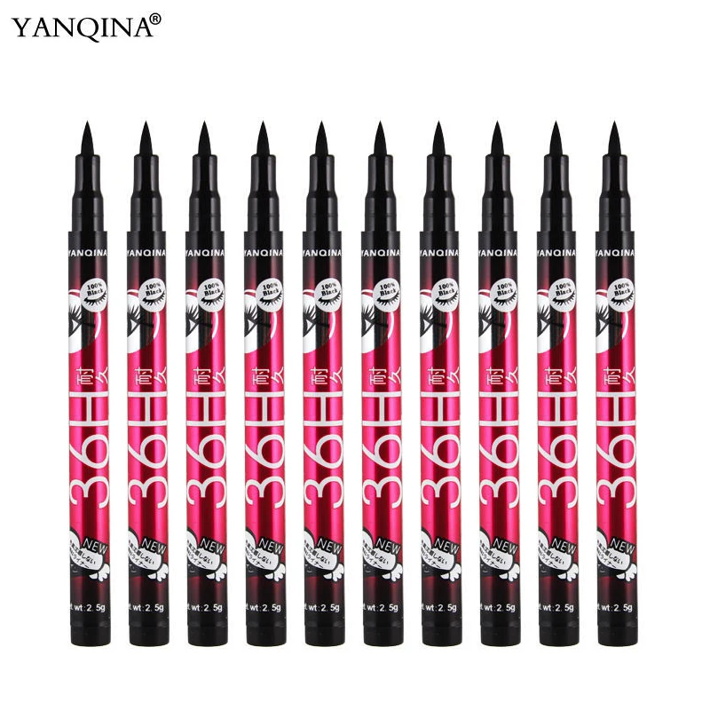  Lasting 36H Liquid Eyeliner Pencil Waterproof Black Makeup Long-lasting Easywear Eye Liner Pen Cosmetic Lady Beauty Tool |