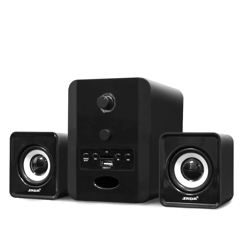 Bluetooth Колонка SADA проводная 2 1 дюйма поддержка TF/FM/U|speaker stereo|speaker pccomputer speakers |
