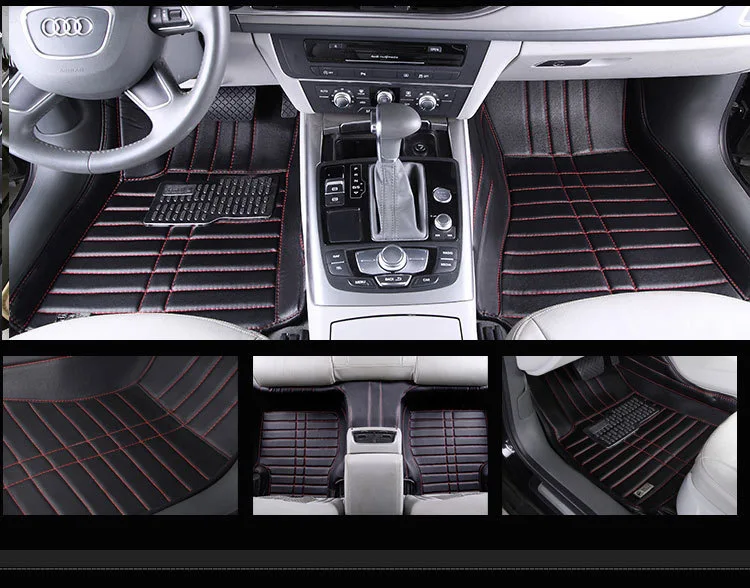 Myfmat автомобильные коврики ноги ковры Набор для Audi A4L A6L Q3 Q5 Q7 A7 A3 BMW 320i 328li 316i мини один Benz GLK300 c200l glk260 c180l