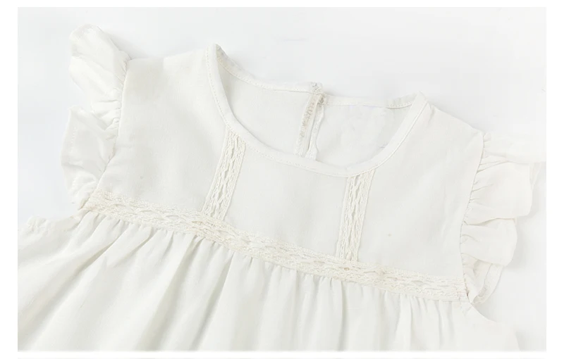 baby big girl dress kid petal sleeve knee length party dresses for girls clothes new 2018 white pink girls summer dress clothing (12)
