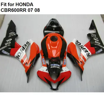 

High quality ABS fairings for Honda red black CBR600RR 2007 2008 fairing kit CBR 600RR 07 08 TY21