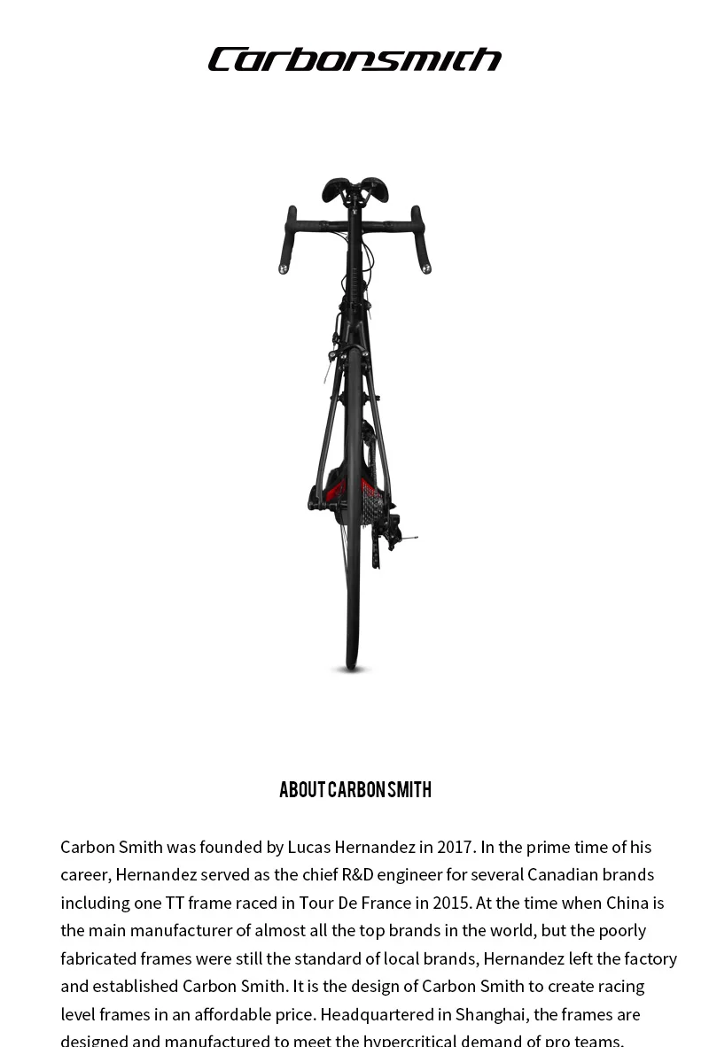 Sale CARBONSMITH Carbon Fiber Road Bike Complete Bicycle Carbon Cycling BICICLETTA Road Bike 18 Speed Bicicleta 18 22 Speed 0