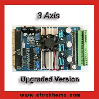 

Upgraded TB6560 Stepper Driver Board 3 Axis Integrated Breakout Board DC12 ~ 36V Input Full /2/4/8/16 step 16 Segments