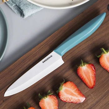 

Middia Ceramic Fruit Knife in 4.5 inch Paring Knives With Sheath