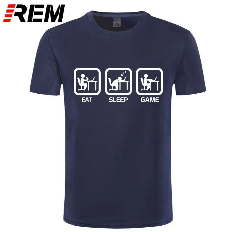 REM Fashion Eat Sleep Game XBOX Gamer Funny T-shirt Men Humor Casual Printed College Mens Short Sleeve T Shirt Brand Clothing REM Fashion Eat Sleep Game XBOX Gamer Funny T-shirt Men Humor Casual Printed College Mens Short Sleeve T Shirt Brand Clothing