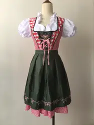 Новинка 2017 года Для женщин горничная пива костюм Пособия по немецкому языку для девочек баварский Октоберфест нарядное платье