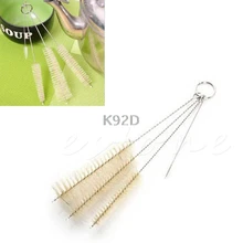 Применяется бутылки щетки для чистки чайник носик чайника Детские щетки для бутылочек 4 шт./компл. N22