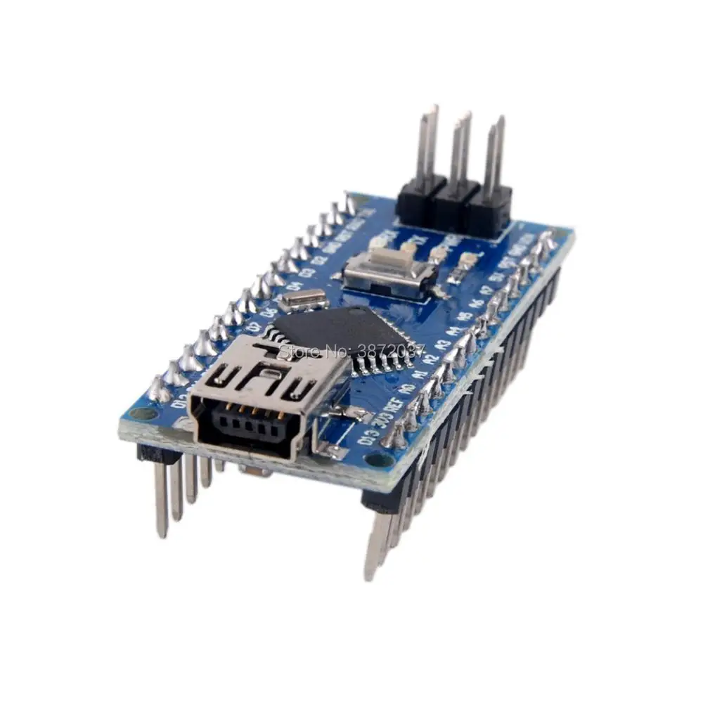 10 шт./лот USB Nano V3.0 ATmega328P CH340G 5 в 16 м микро Плата контроллера для Arduino