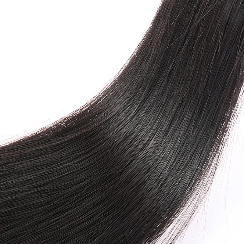Straight Hair Bundles With Closure 3pcs Peruvian Virgin Hair Bundles Add 4x4 Lace Closure Pre Plucked With Baby Hair CARA Straight Hair Bundles With Closure 3pcs Peruvian Virgin Hair Bundles Add 4x4 Lace Closure Pre Plucked With Baby Hair CARA