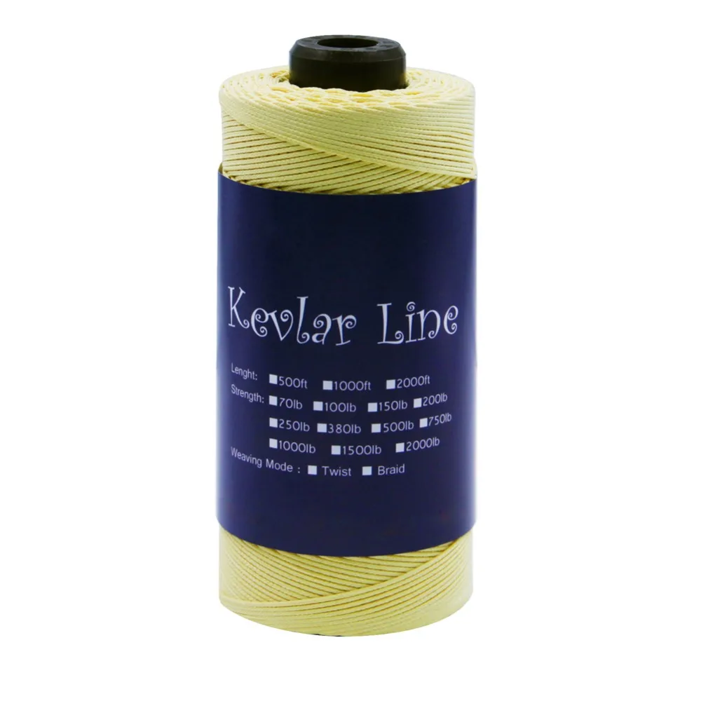 

Kevlar Fishing Line 150m 380lb Outdoor Travel Kits Hunting Camping Cord Braided Kite Line String for Stunt Kite Flying
