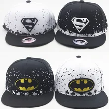 Мода, Детская кепка, детские шапки, бейсболка для взрослых, Детская кепка с Суперменом, Кепка с Бэтменом для мальчиков и девочек, бейсболка в стиле хип-хоп, s DS19