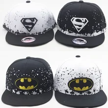 Moda 2020, gorra para niños, gorras Snapback para adultos, gorras de Superman para niños y niñas, gorra de Batman, gorras de béisbol de Hip Hop DS19(China)