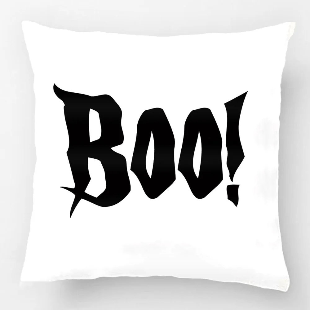 

Halloween Boo Throw Pillow Wedding Decorative Cushion Cover Pillow Case Customize Gift By Lvsure For Car Sofa Seat Pillowcase
