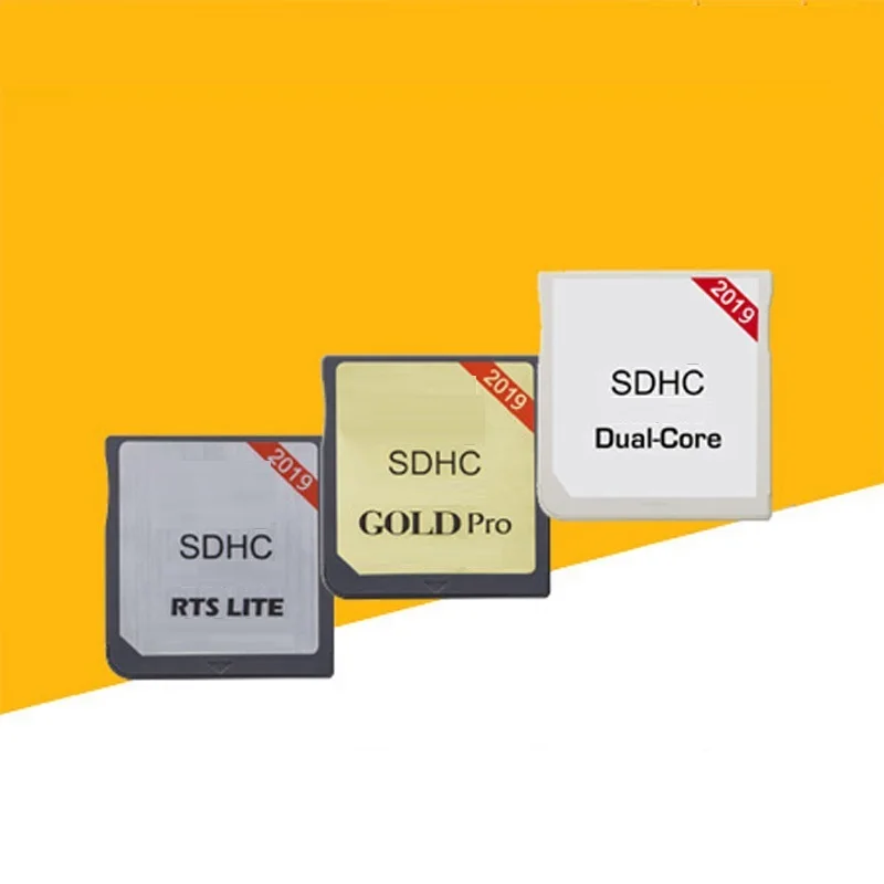 2019New Gold Pro двухъядерный RTS LTE с кардридером для R4 SD SDHC Carte инструменты для открыток
