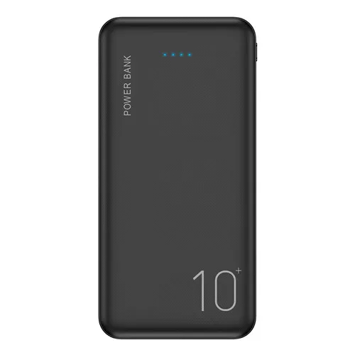 Caseier 10000mAh power Bank для iPhone samsung Xiaomi huawei двойное Портативное зарядное usb-устройство Ультра тонкое зарядное устройство power bank 10000mAh повербанк пауэр банк - Color: Black