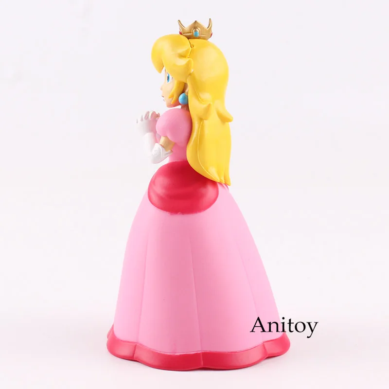 Super Mario Bros Figures Princess Peach Action Figure PVC Collectible Model Toy for Kids Gift 14.5cm