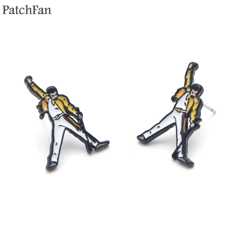 Patchfan певица классические дизайнерские гвоздики серьги вечерние свадебные