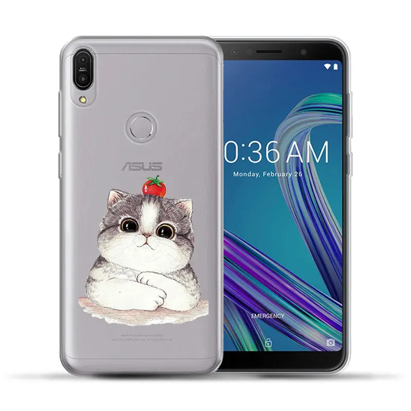 Arvin Clear Silicone Pattern Cover for ASUS Zenfone max Pro m1 ZB601KL Soft TPU Phone Cases for ASUS ZC520KL ZC554KL ZC520TL Bag (12)