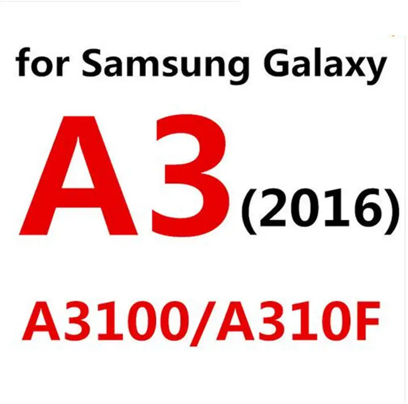 Для samsung Galaxy A30 A40 A50 A60 A70 M10 M20 A6 A8 J4 J6 A3 A5 A7 закаленное Стекло J1 J2 J3 J5 J7 Экран протектор - Цвет: A3 2016 A310F
