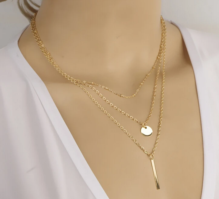 Women Choker Necklace Chain Neck Simple 