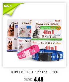 Kimhome Pet сезон: весна–лето блошиный ошейник Амитраз и природные лекарственные препараты растений для собак эффективным для до 4 месяцев