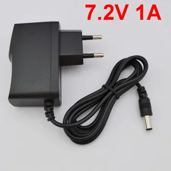 

1PCS High quality 7.2V 1A polymer lithium battery charger7.2 V1A Power Adapter Charger Dual IC 7.2V1A DC 5.5mm*2.1mm EU plug