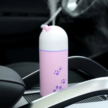 

KBAYBO 220ML Portable Timing Mini Air Humidifier Moisturizing Night Light Colorful Diffuser for Home Car Office Air Purifier