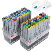 MEEDEN Художник Эскиз Маркеры Широкие и Тонкие Перья Знак Ручка Базовый Набор, упаковка из 72/36