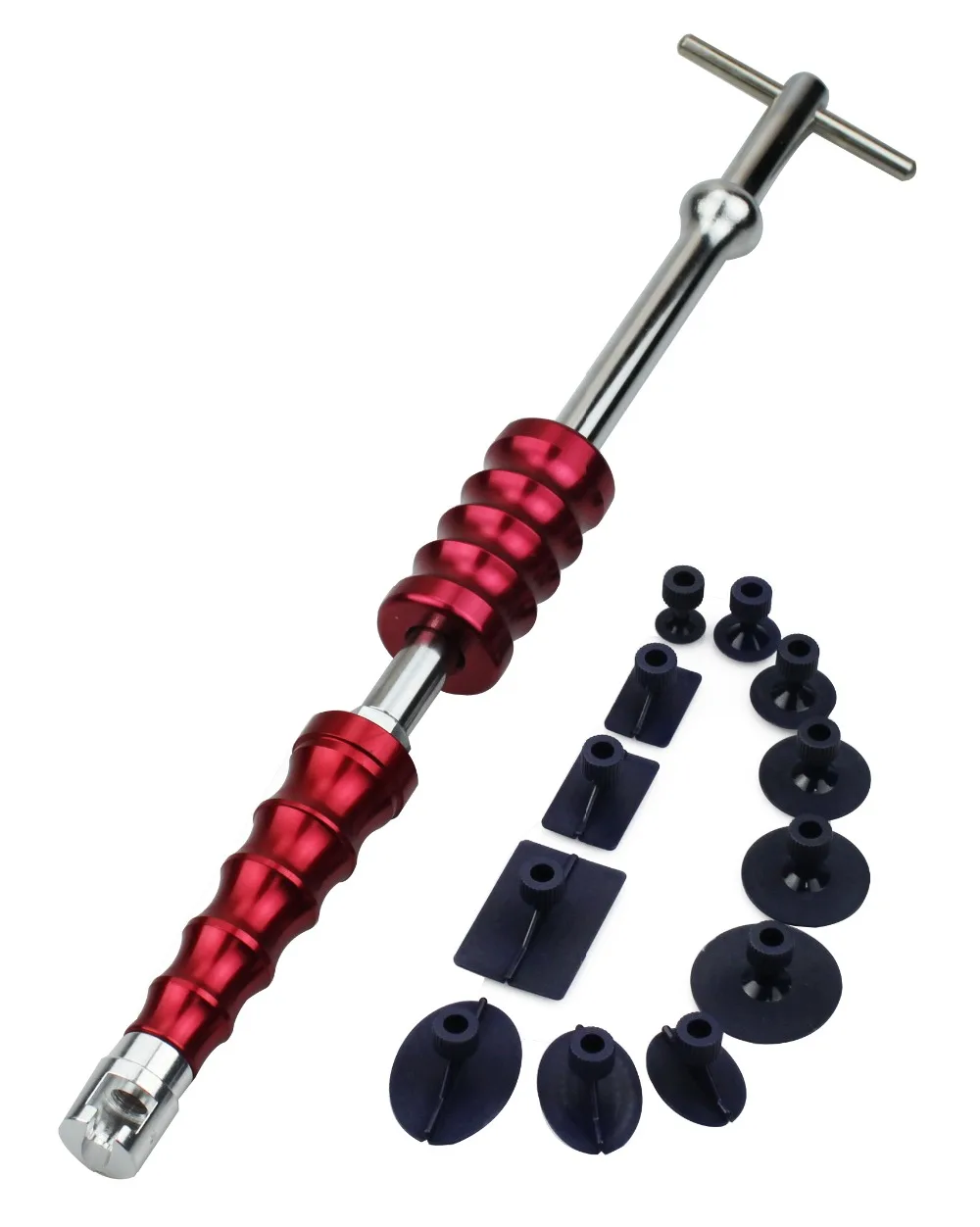 Free Shipping 12 tabs Dent Puller Hand Tool Set Slide Hammer Auto Body