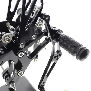 

CNC Del Motociclo Pedane Regolabili Posteriori Set Spina Del Piede For Yamaha YZF R1 1998-2003 1999 2000 2001 2002