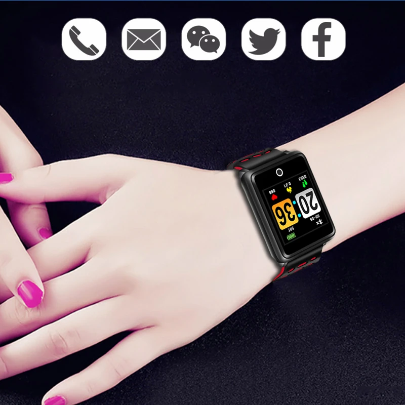 BANGWEI Smart Sport Watch Color Large Screen Women Fashion Fitness Tracker Heart Rate Blood Pressure Oxygen Smart Watch Men +Box