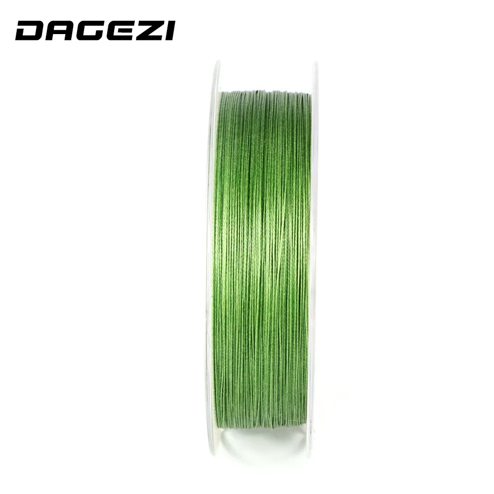 DAGEZI 8 нитей 100 м 30 80LB Многожильная леска супер крепкая ПЭ плетеная leader line 6