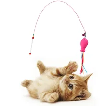 Новая высококачественная игрушка с колокольчиком и бусинами для домашних животных, плюшевая пластиковая игрушка для кошек, дешевый кошатник