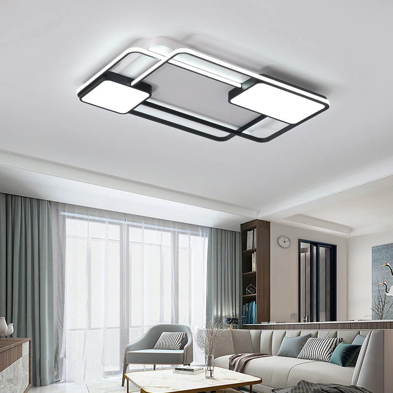  Bedroom Living room Ceiling Lights Lamp Modern lustre de plafond moderne Dimming Acrylic Modern LED - 32916358278