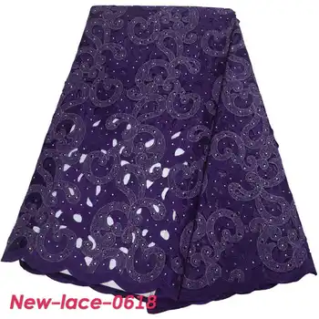 

African Laces Fabrics Embroidered Nigerian Guipure French Cord Lace Fabric High-quality Rose African French Net Lace Fabric H006