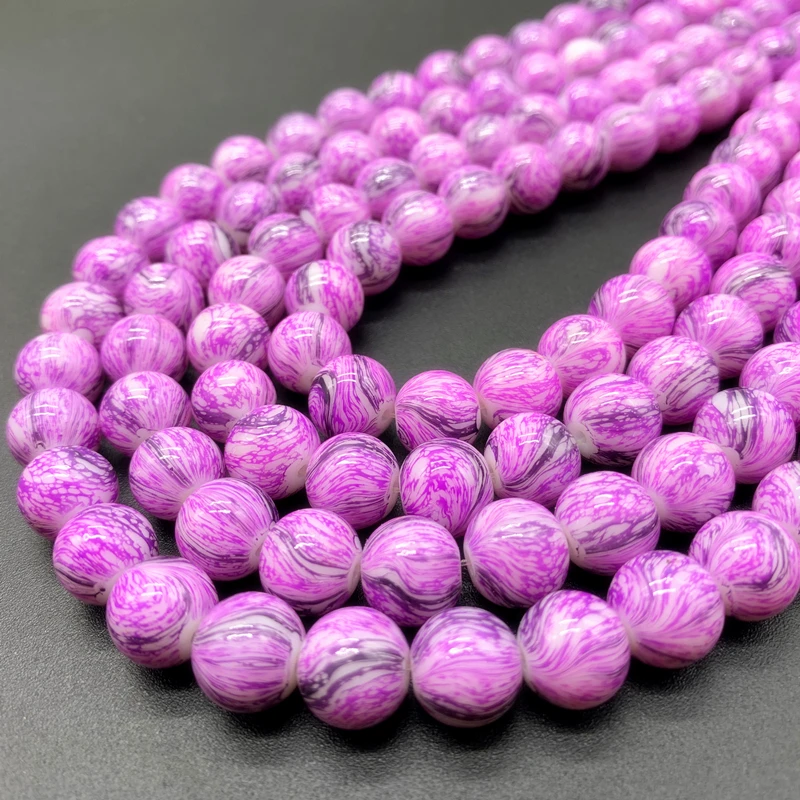 50 Вт, 30 Вт, 20 шт./лот 6/8/10 мм Новинка; Лидер продаж Стекло в виде бус подходящие для собственными руками Сделай Сам Цепочки и ожерелья браслета ювелирных изделий оптом - Цвет: 10